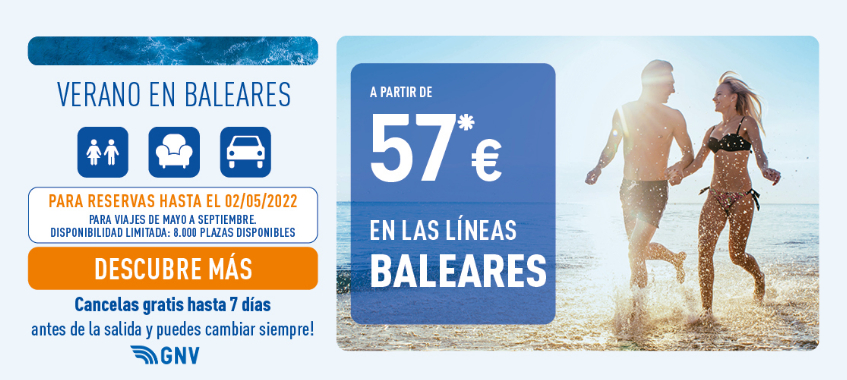 Imagen de Verano en Baleares desde 57€. Reservas antes del 02/05